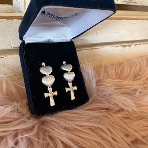 New without Tags Montana Silversmith Heart earring